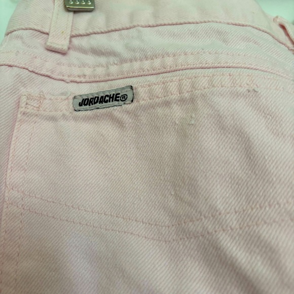 Vintage Baby Pink High Waisted Jordache Denim Jeans Size 9/10 - Picture 10 of 11
